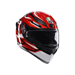 Kask AGV K1 S Lion Czarno/Czerwono/Biały